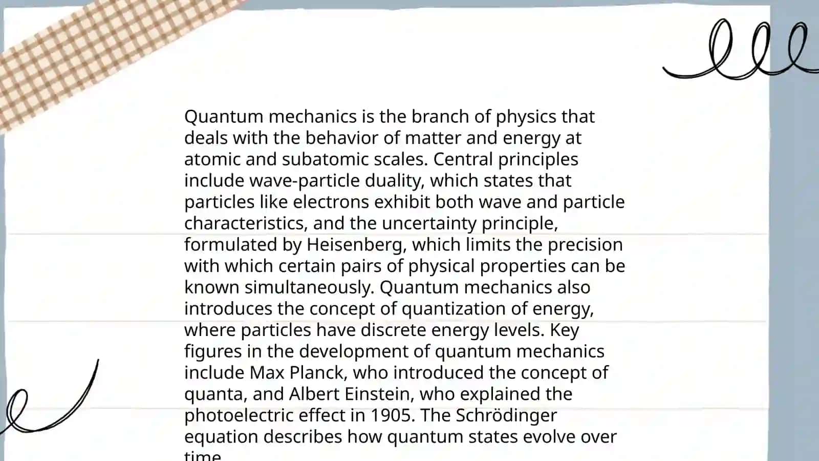 Quantum Mechanics 4