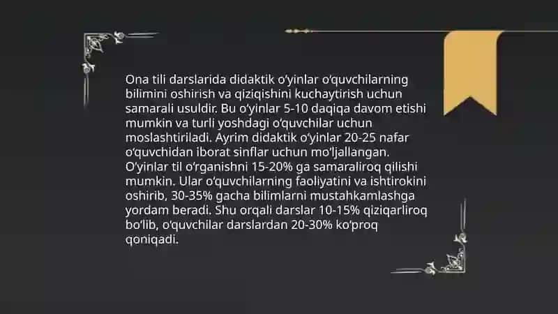 Ona tilini o’qitish metodikasi 4