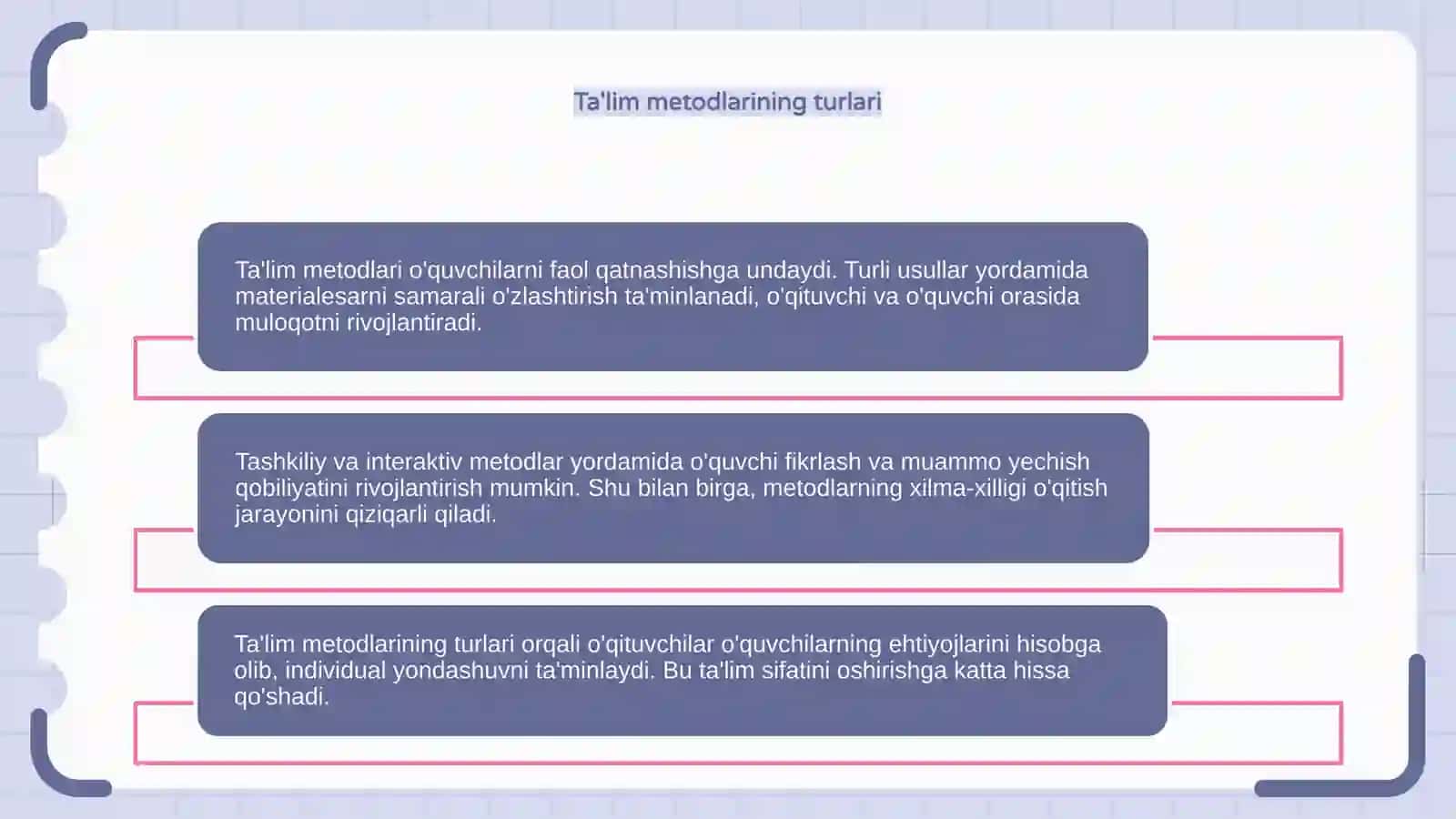 Ta'lim metodi 4