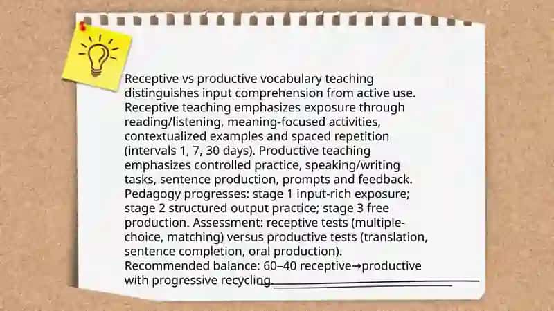 Teaching vocabulary 4