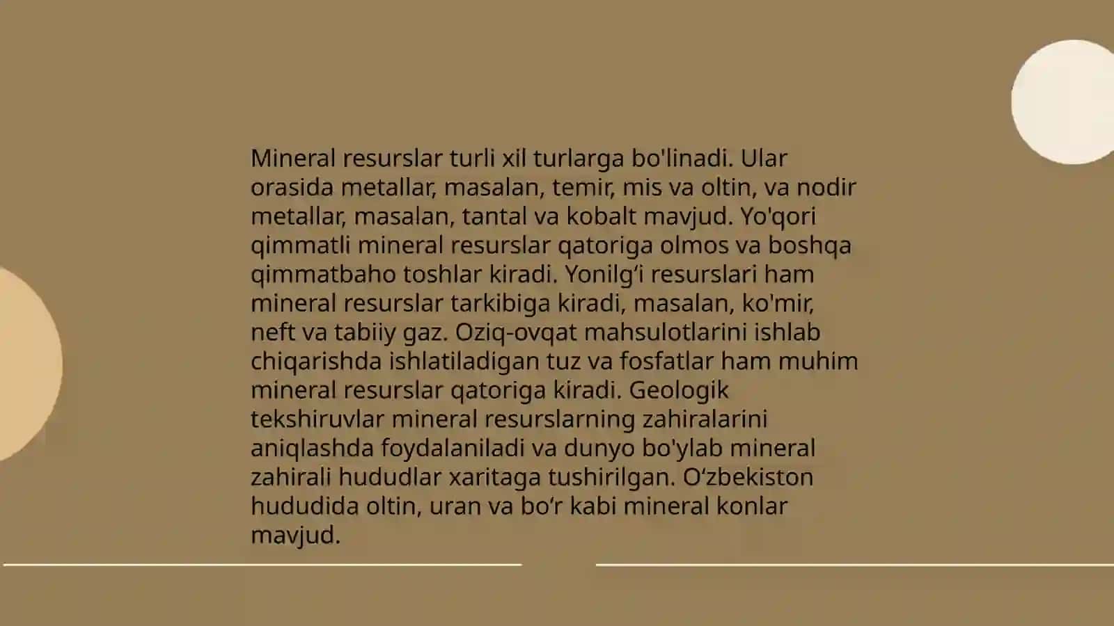 Mineral resurslar 4