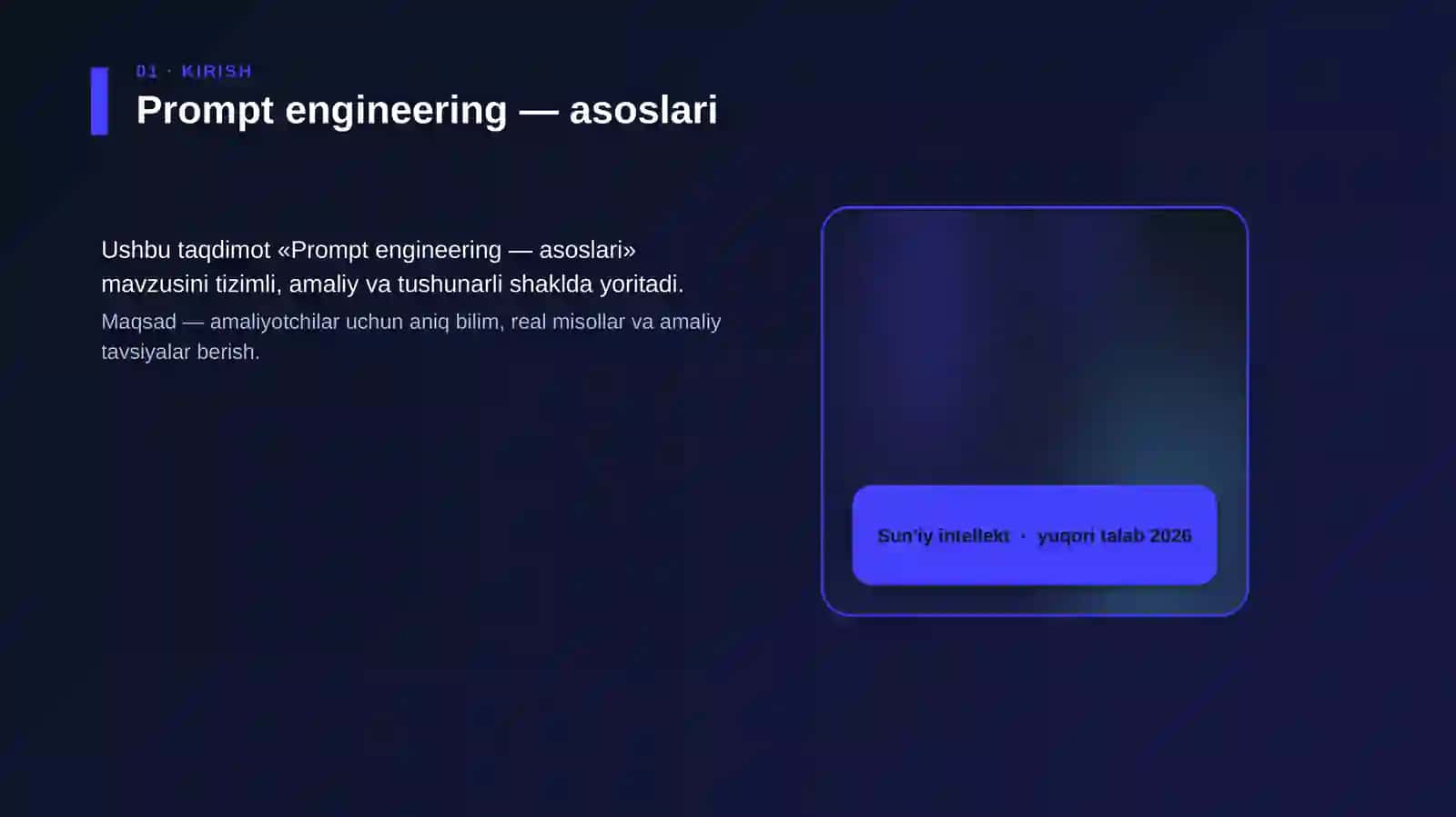 Prompt engineering — asoslari 4