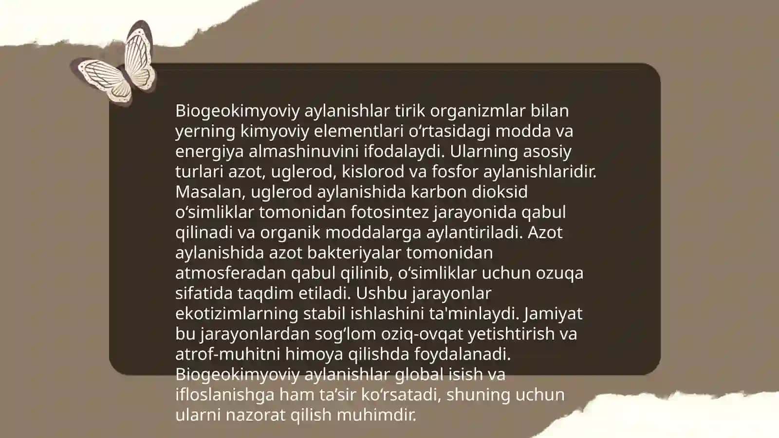 Tabiat va jamiyat oʻrtasidagi oʻzaro munosabatlar 4