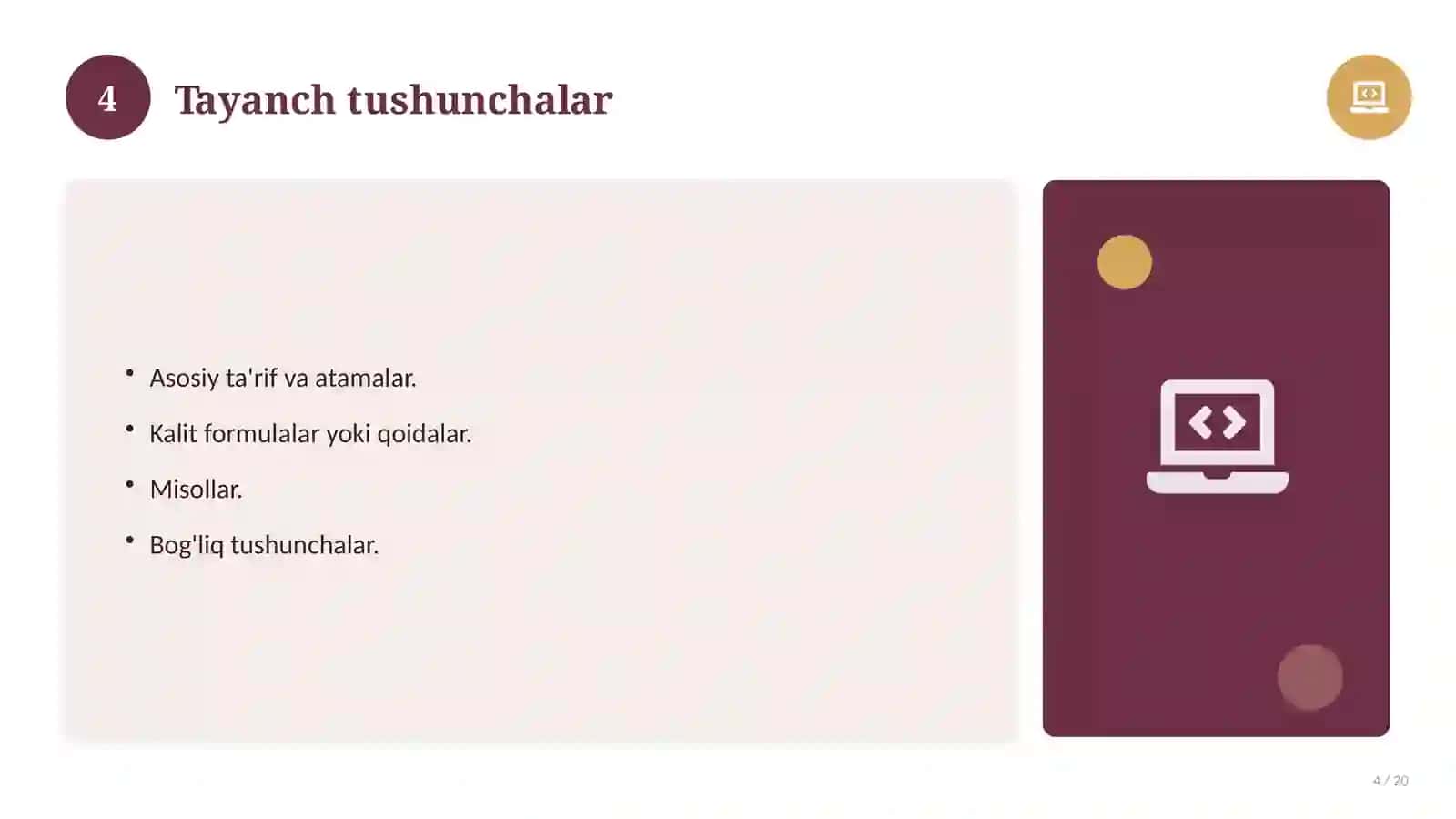 Musiqa madaniyati fanidan 4-sinf uchun ochiq dars ishlanmasi 4