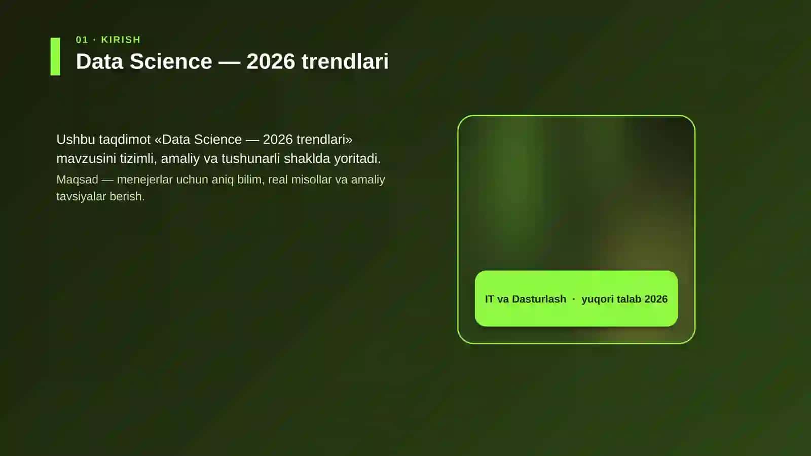 Data Science — 2026 trendlari 4