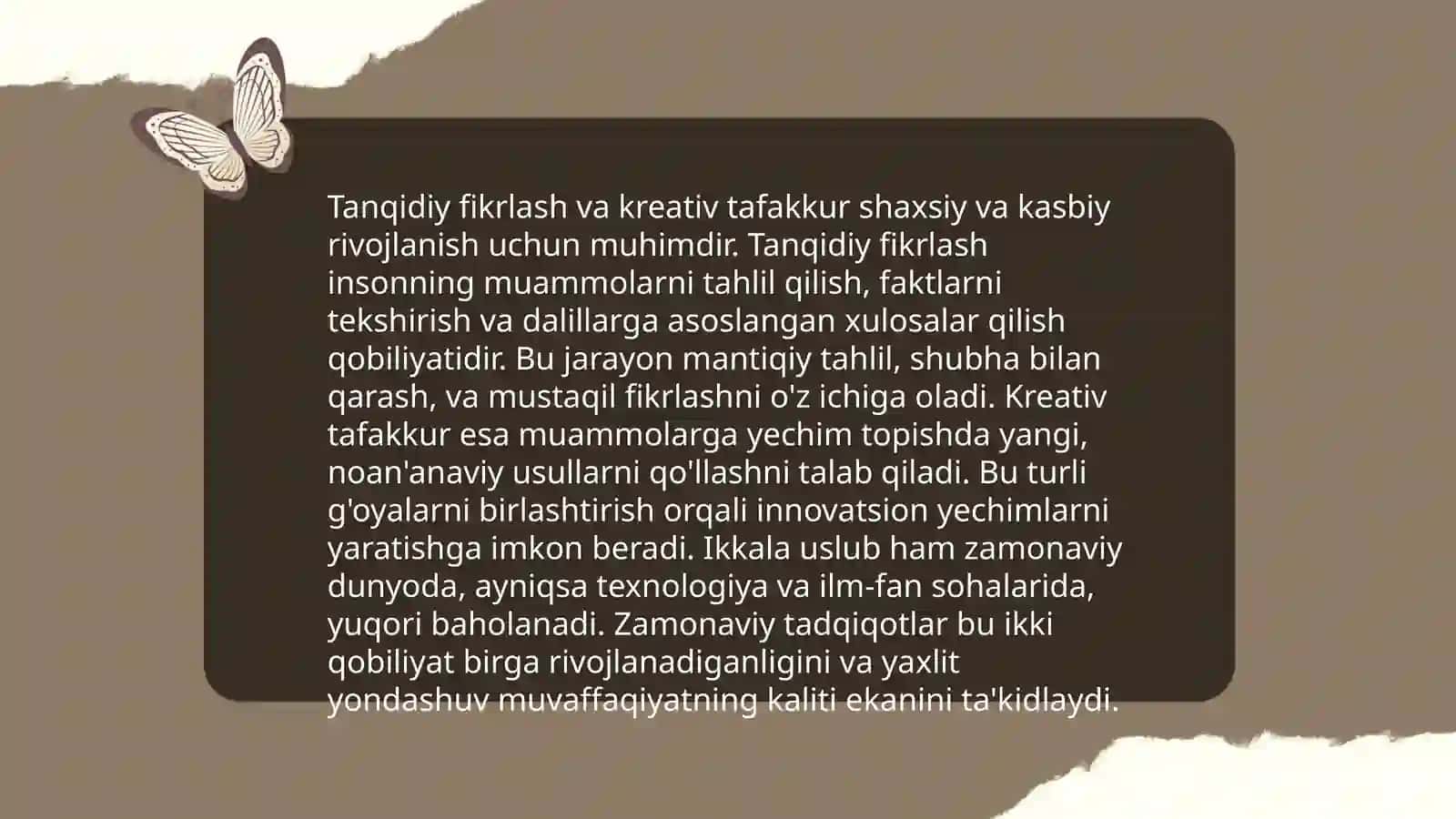 Tanqidiy fikrlashning mohiyati 4