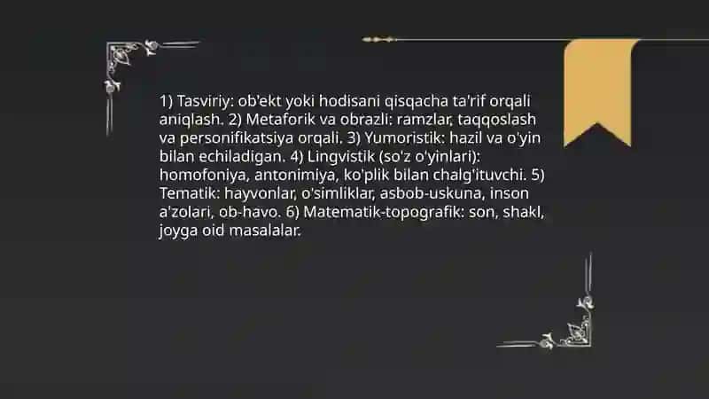 Xalq maqollari va topishmoqlar 4