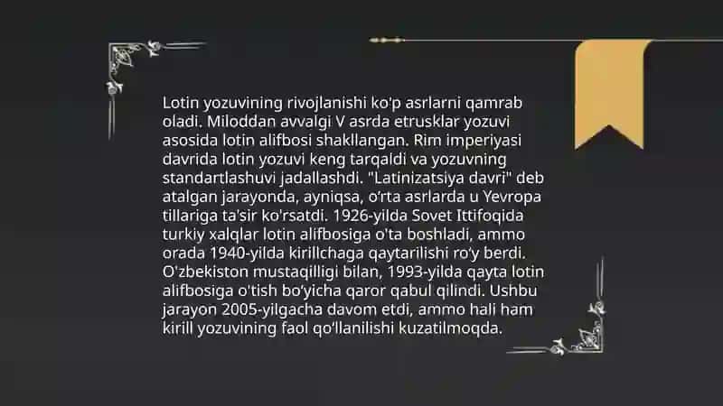 Lotin tili tarixi 4