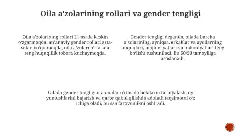 Oila tiplari va ro'llari 4