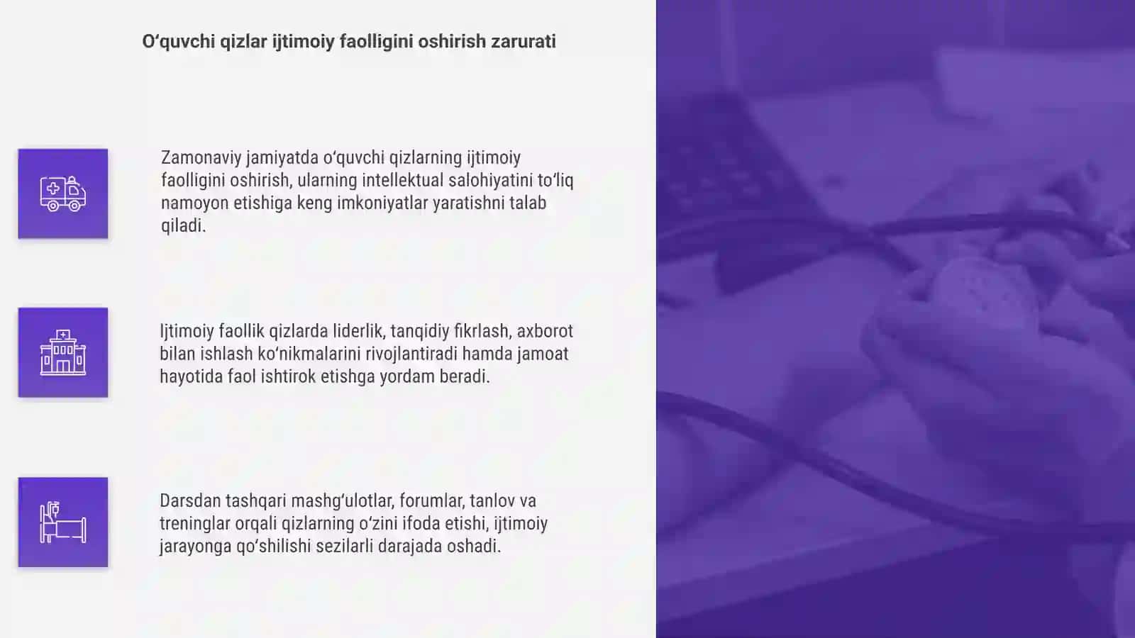 Umumta’lim maktablari o‘quvchi qizlarning ijtimoiy faolligini oshirish usullari va metod 4