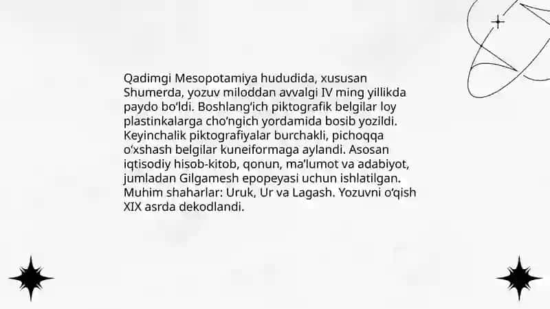 Yozuv va uning tarixi 4