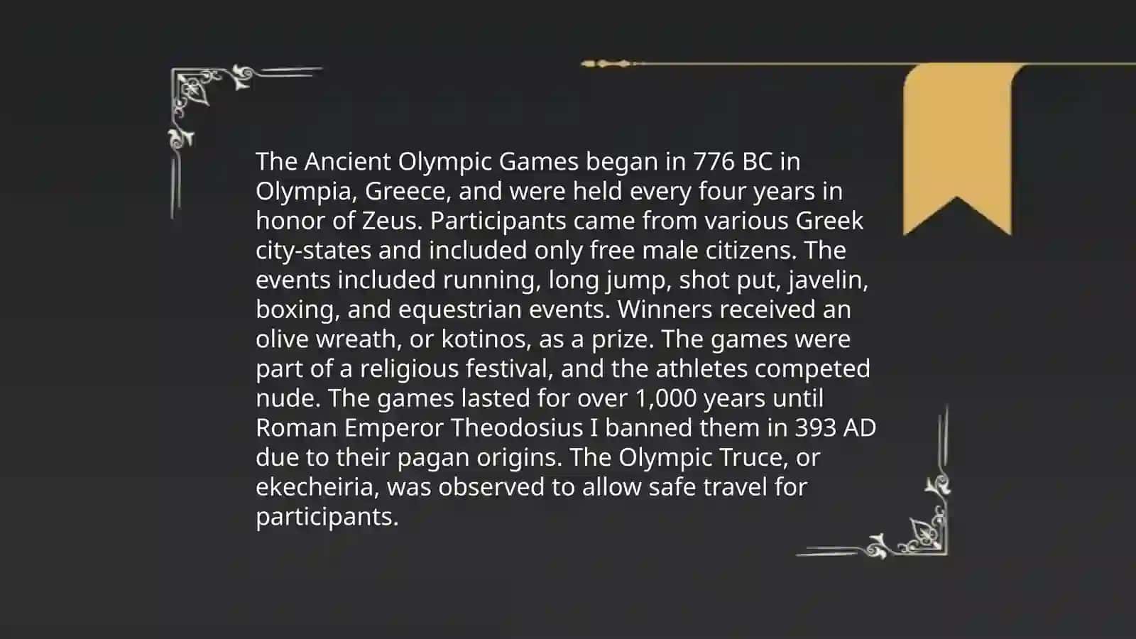 The Olympic games 4