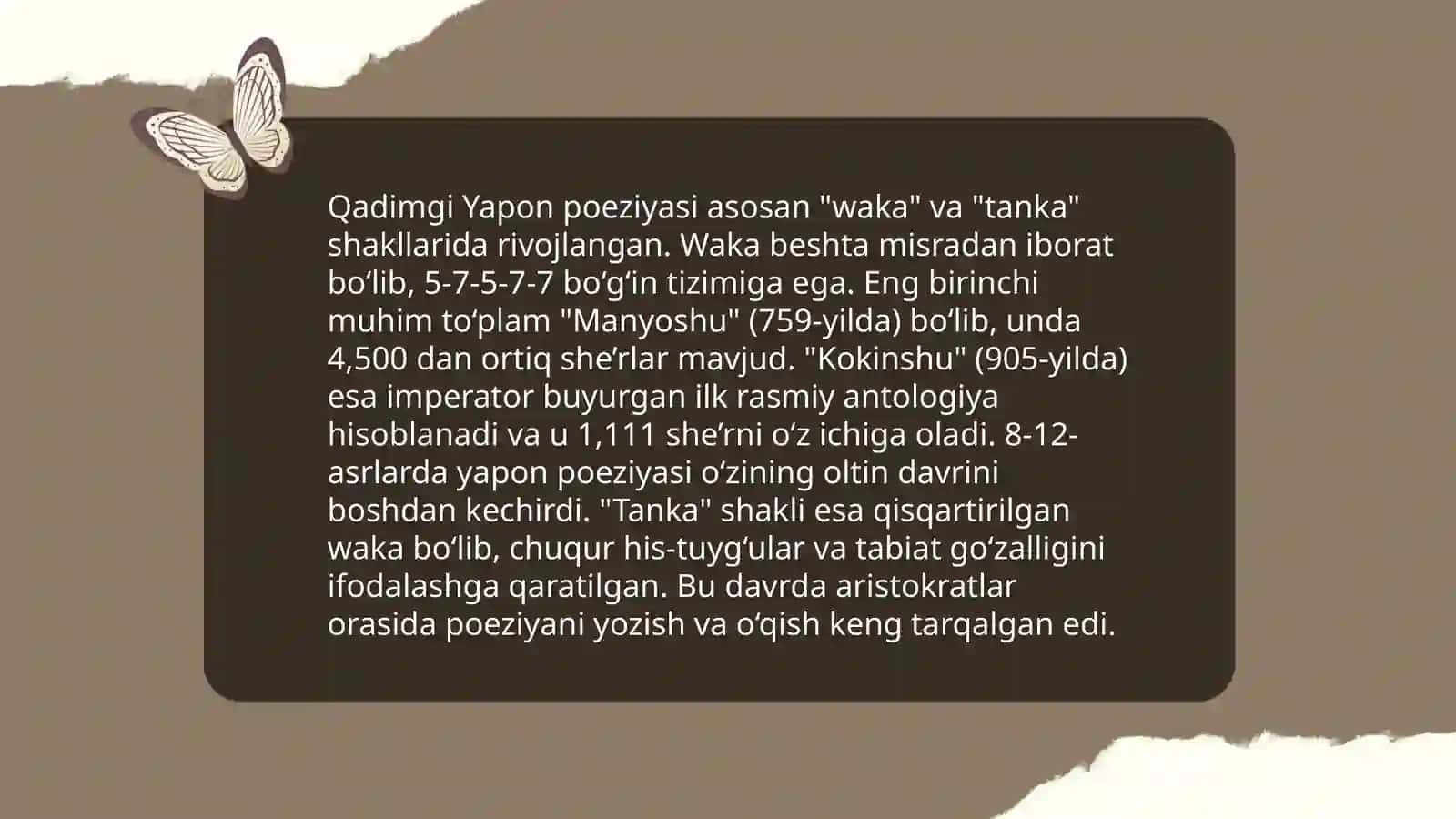 Yapon adabiyot tarixi 4