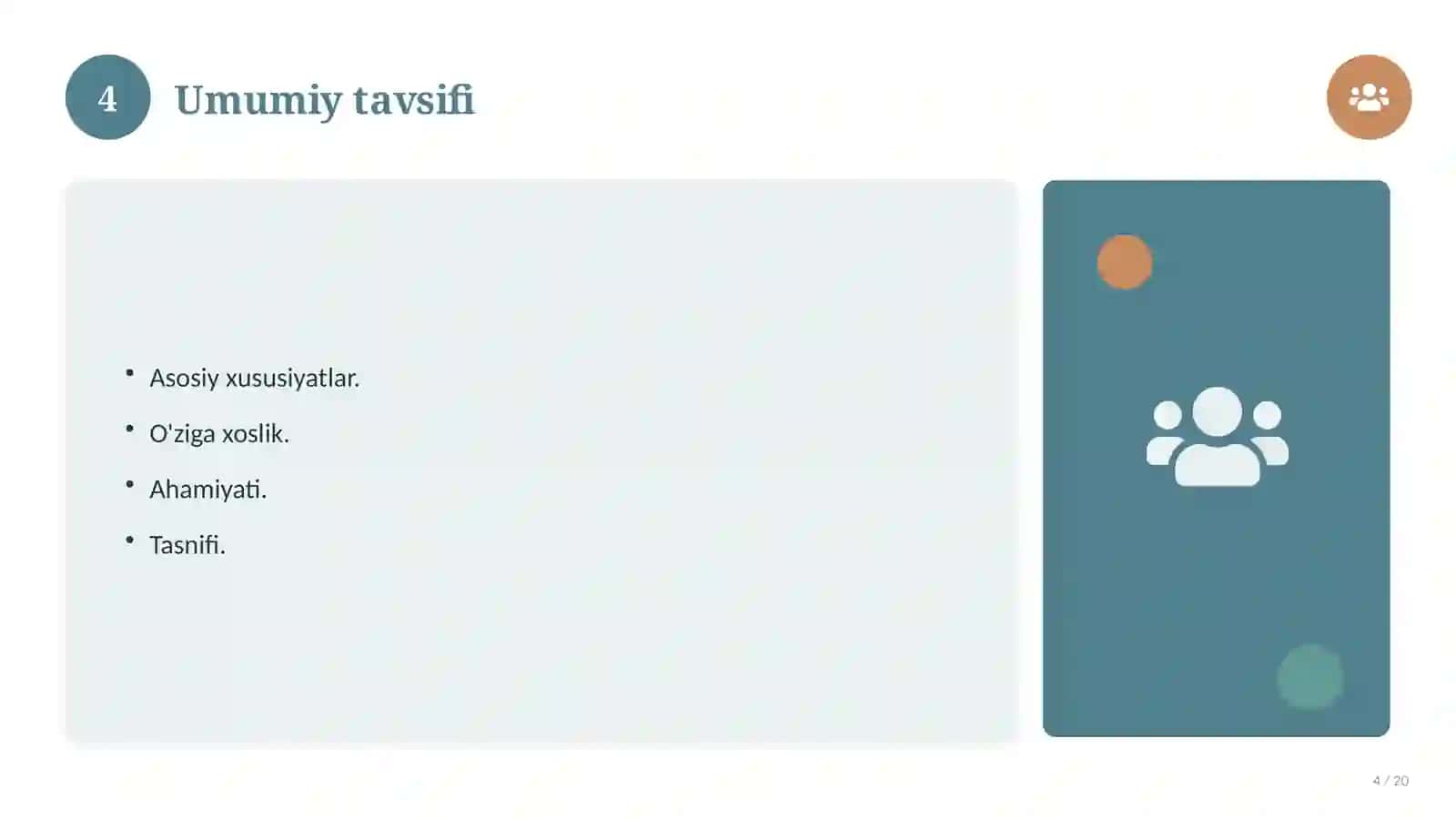 Geografiya fanidan 7-sinf: kalendar-mavzuiy reja 4