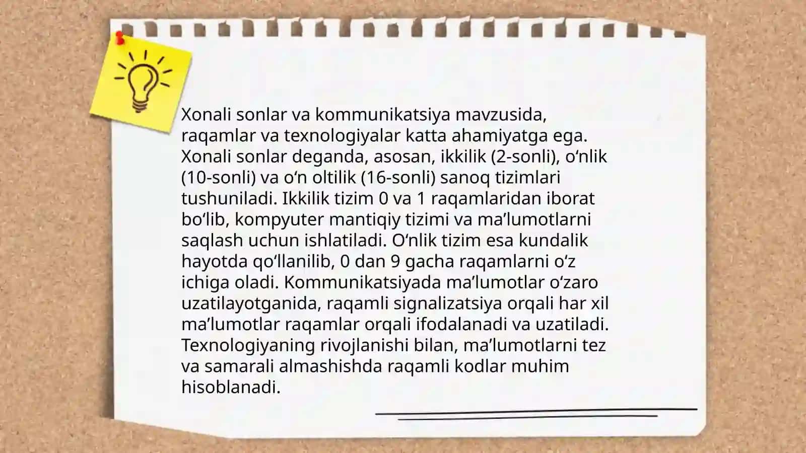 Xonali sonlarning tarixi 4