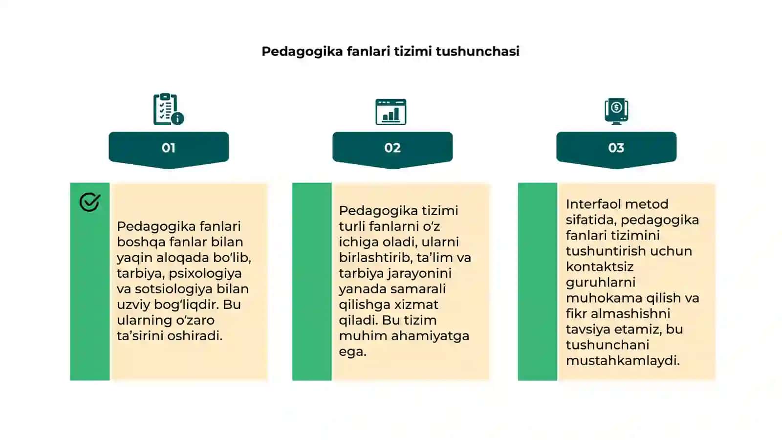 Pedagogika fanining boshqa fanlar bilan aloqasi 4