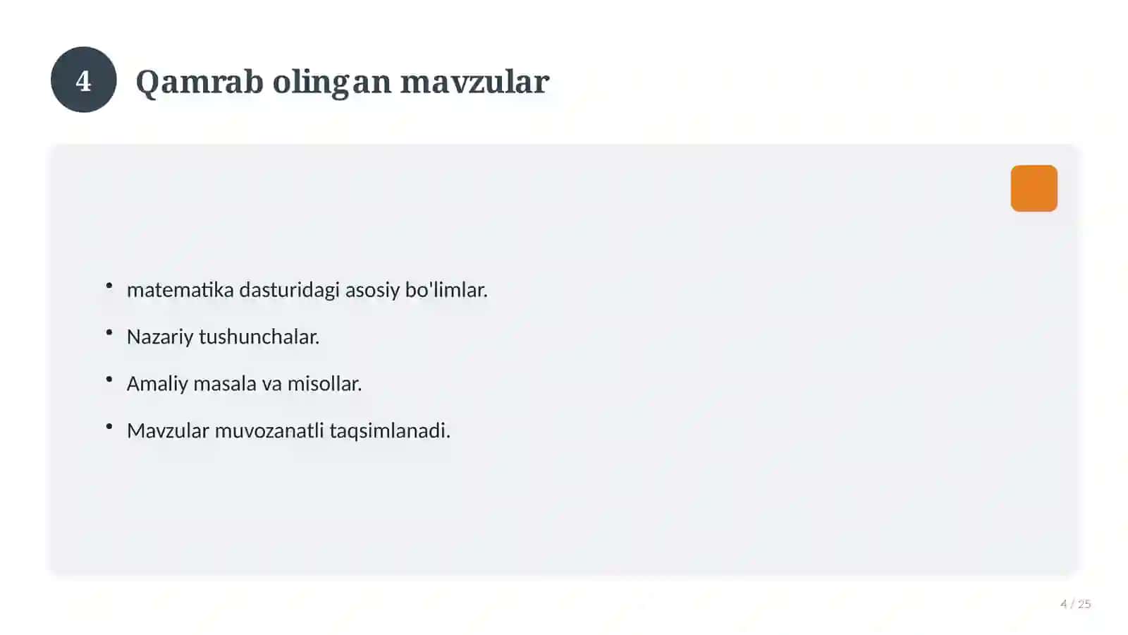 Biologiya fanidan 9-sinf: mavzulashtirilgan nazorat ishi va tahlil 4