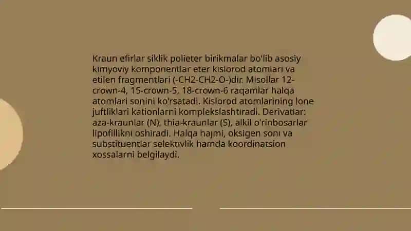 Kraun efirlar 4