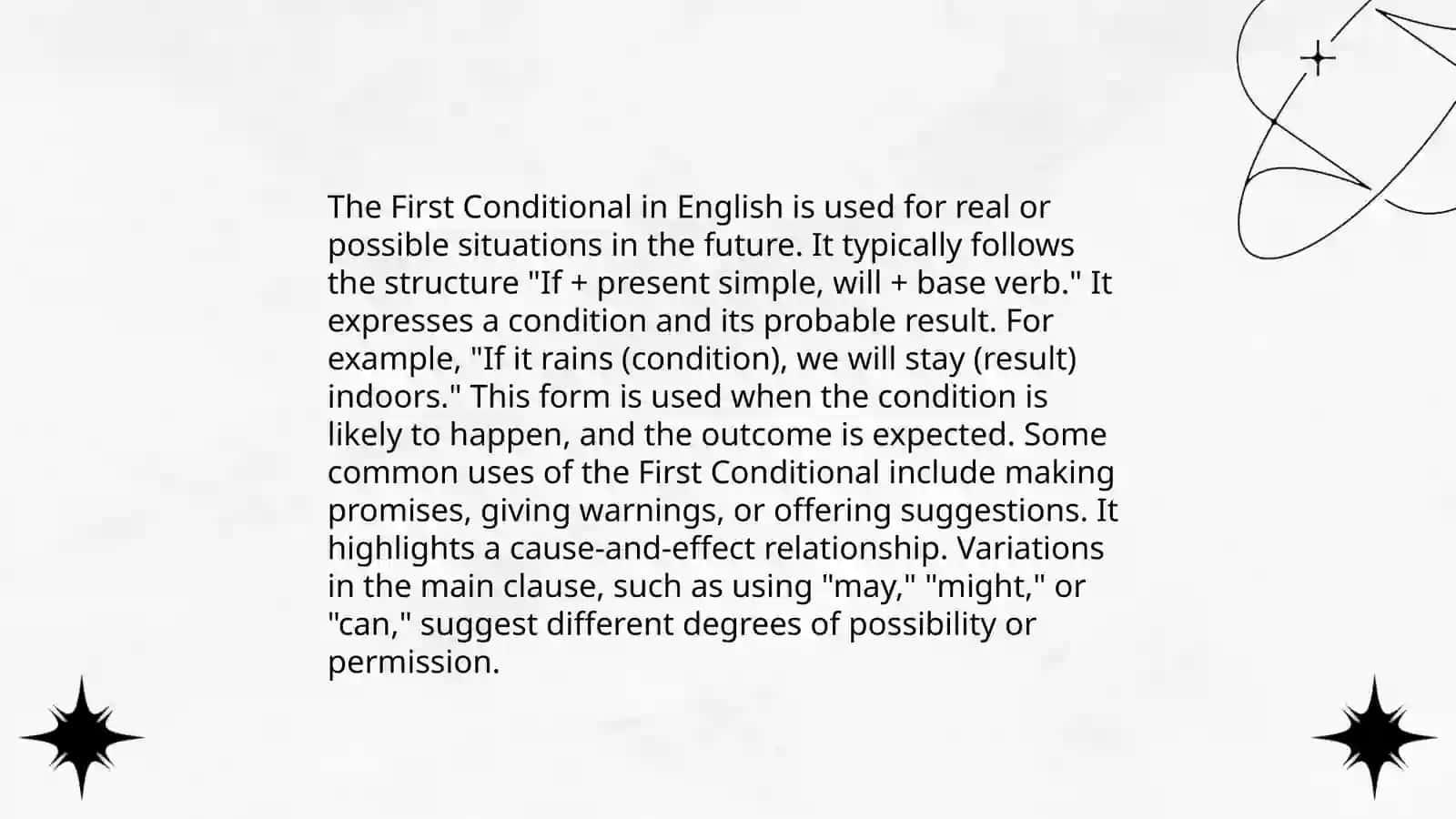 Zero Conditional in English 4