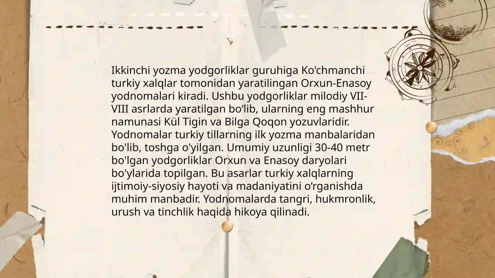 Eng qadimgi yozma yodgorliklarda ta'lim-tarbiya masalasi 4