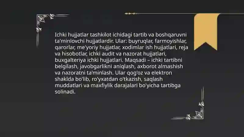 Hujjat turlari 4
