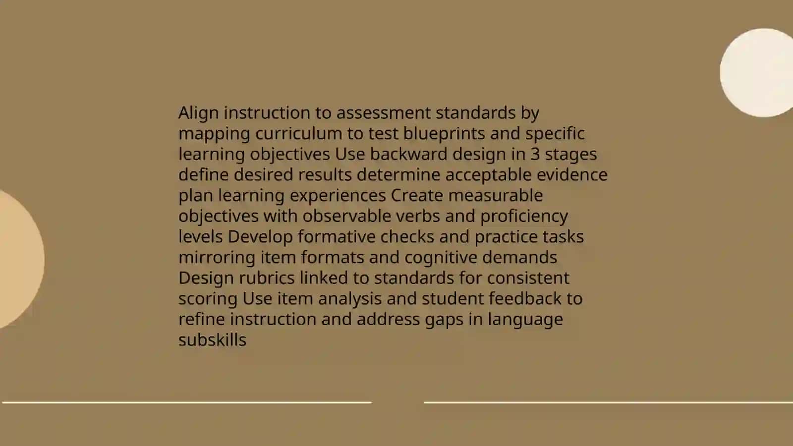Plan for Language Assessments 4