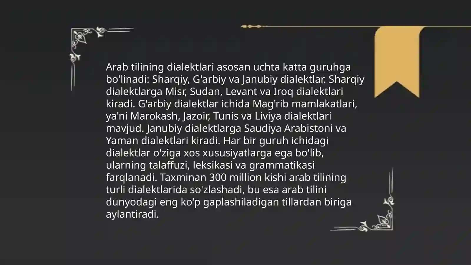 Arab tili haqida 4