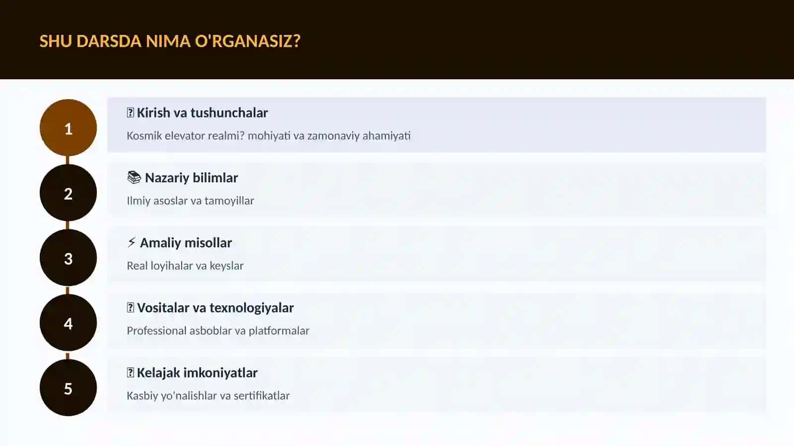 Kosmik elevator realmi? 4