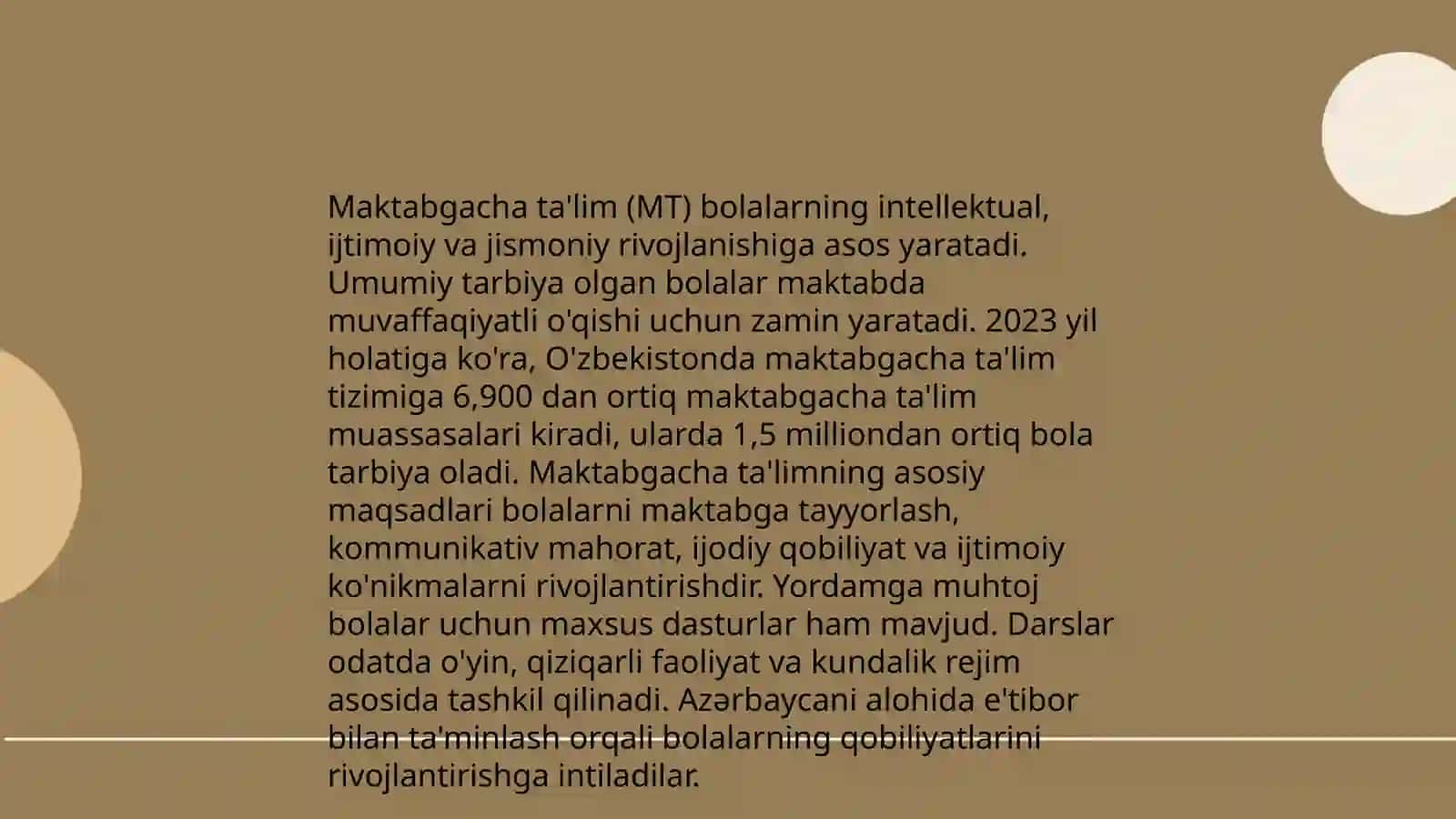 Bolalar uchun rivojlantiruvchi o'yinlar 4