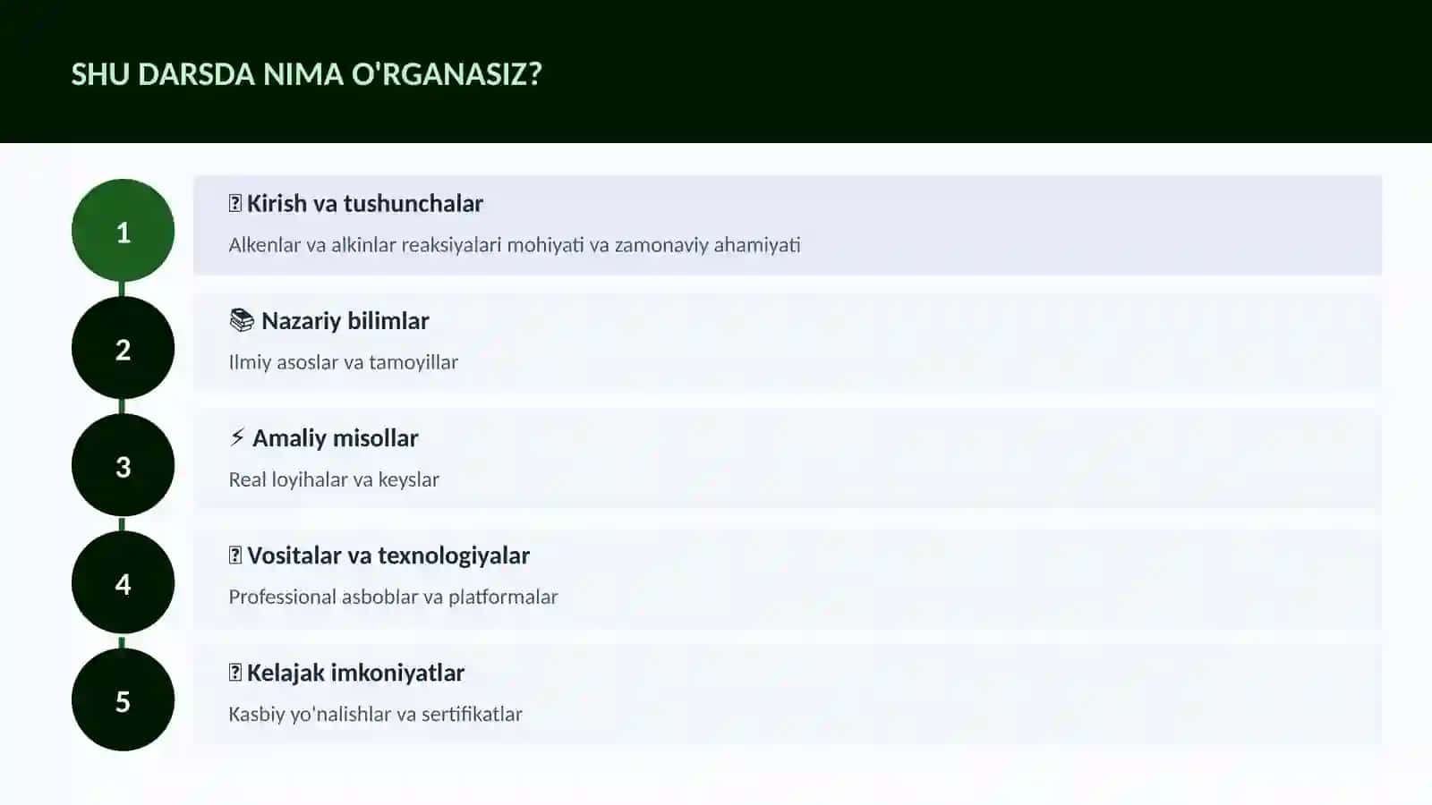 KIMYO — UY VAZIFALARI 4