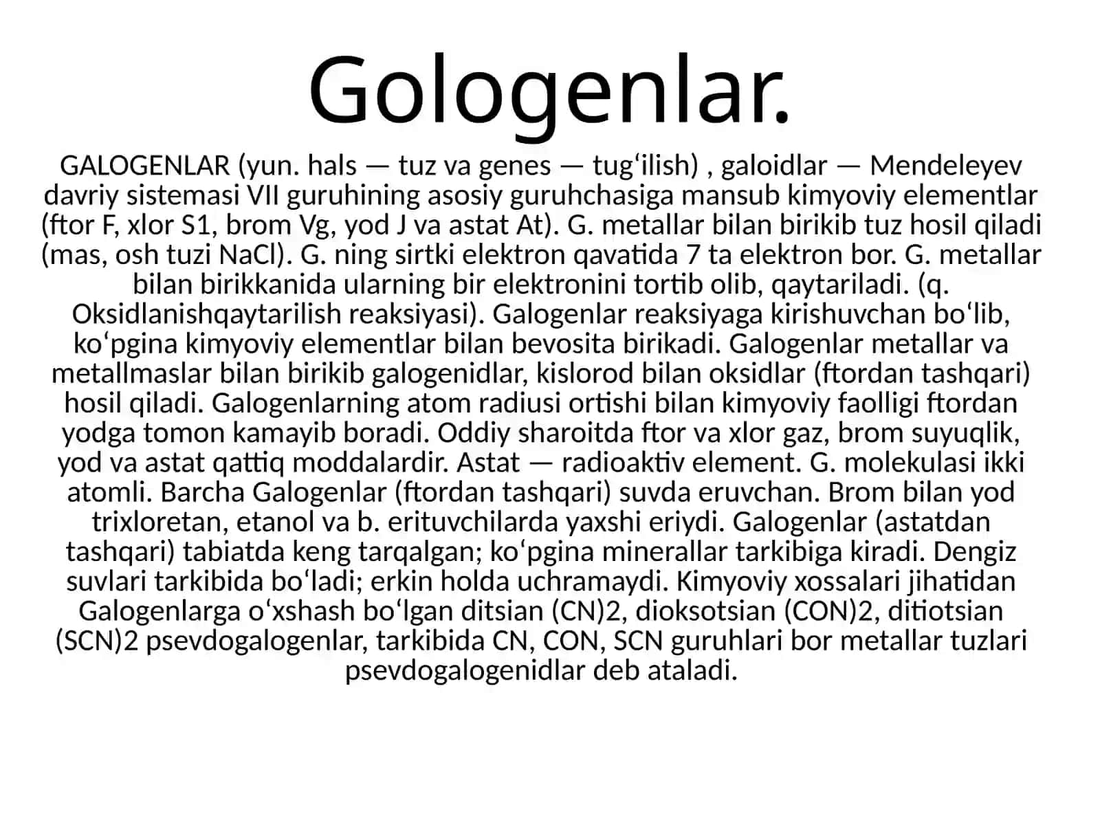 Galogenlar 4