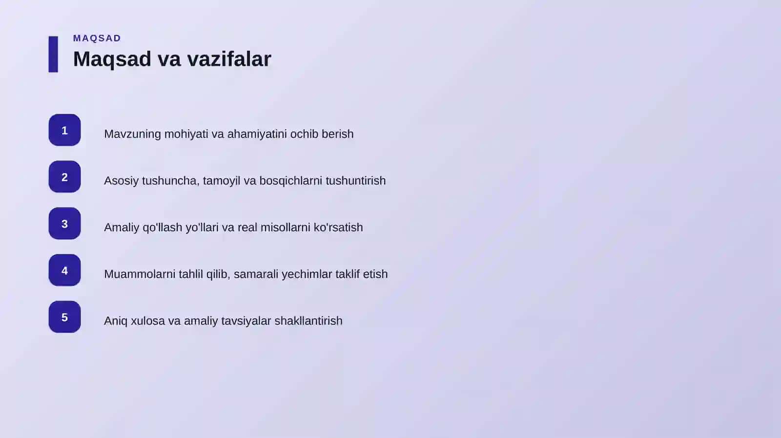 O'zini anglash — muhim tamoyillar — 1-qism 4