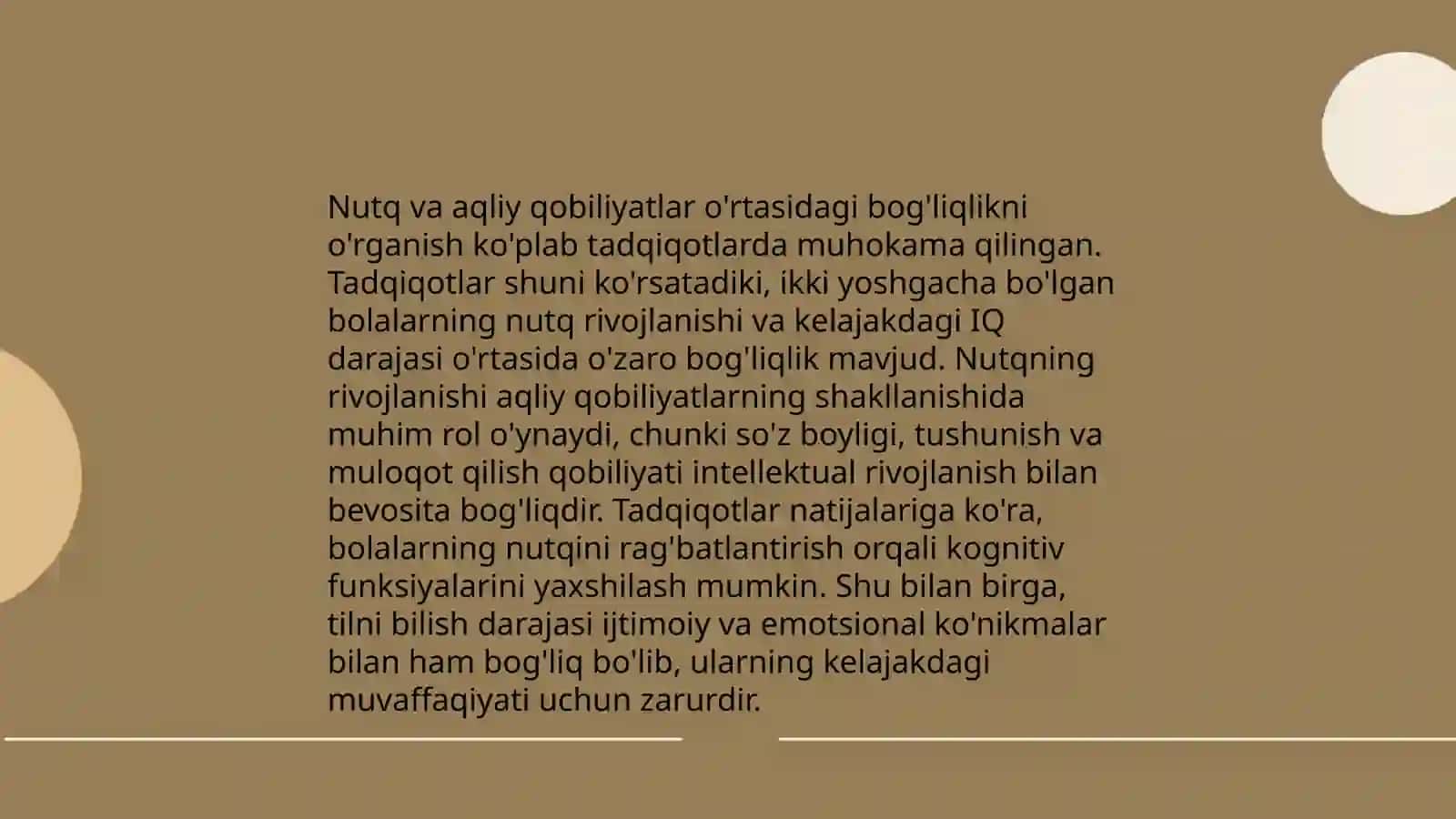 Bolaning psixik rivojlanishida nutqning rolini yoritish 4