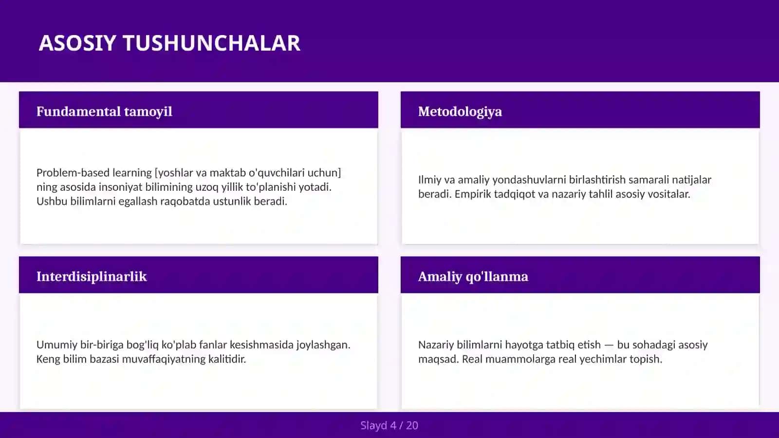 Problem-based learning [yoshlar va maktab o'quvchilari uchun] 4