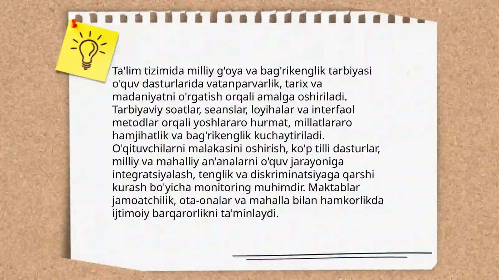 Milliy g'oya-millatlararo totuvlik va hamjihatlikni ta'minlash omili 4