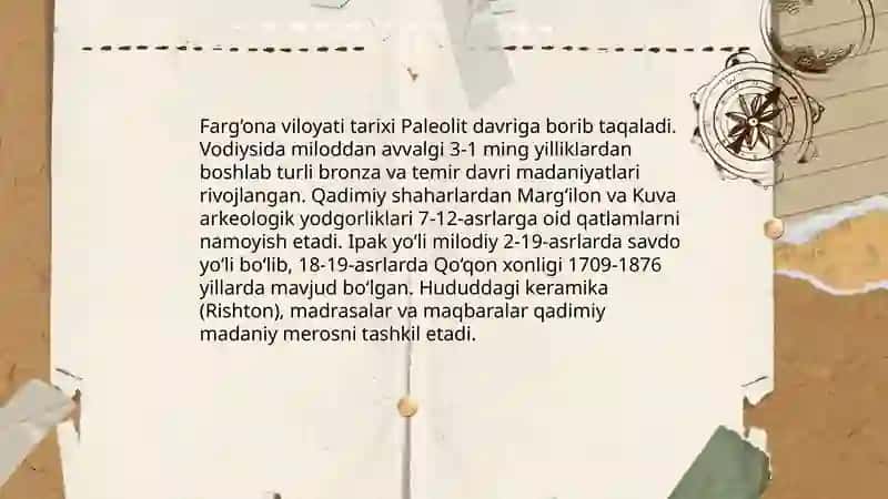 Farg‘ona viloyati haqida malumot 4