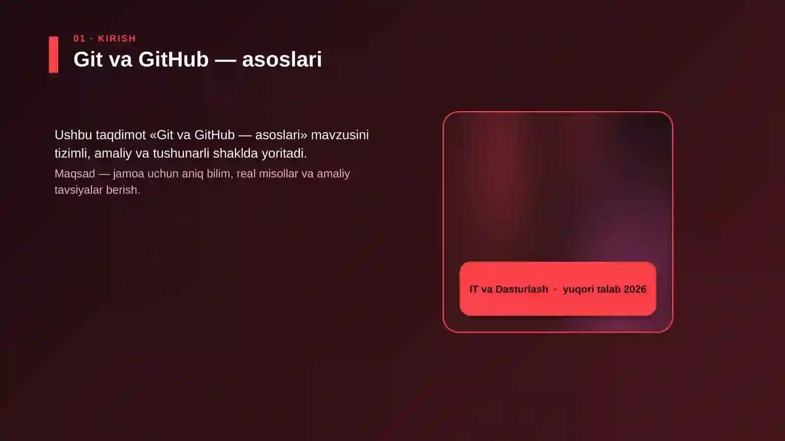 Git va GitHub — asoslari 4