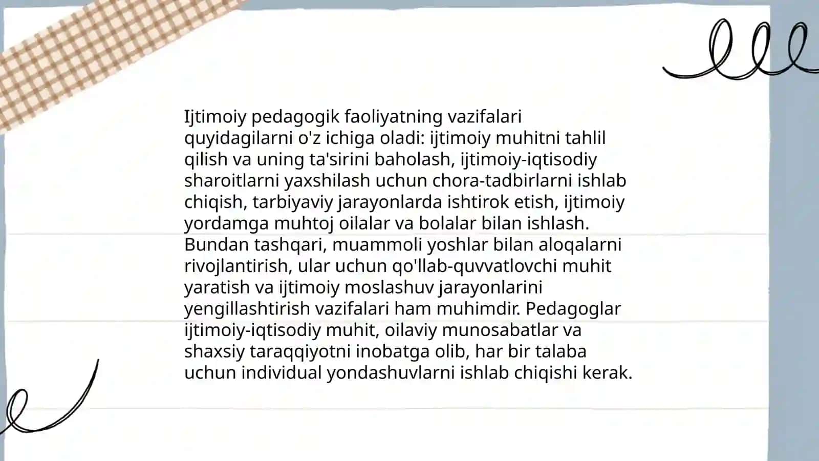 Ijtimoiy pedagogik faoliyat pedagogika fani sohasi sifatida 4