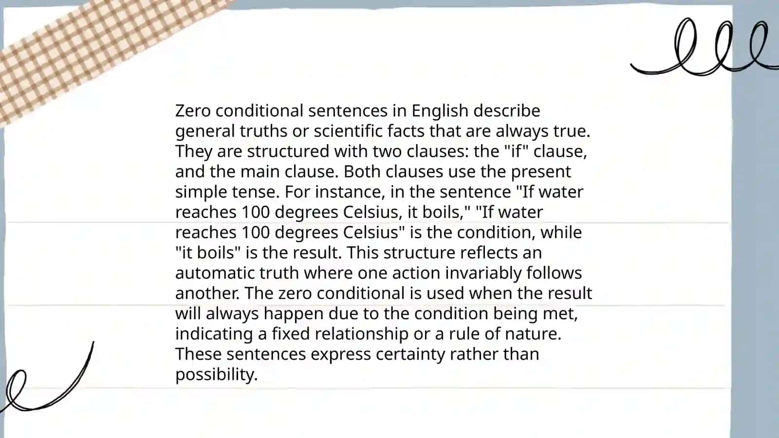 Zero conditional and first conditional 4
