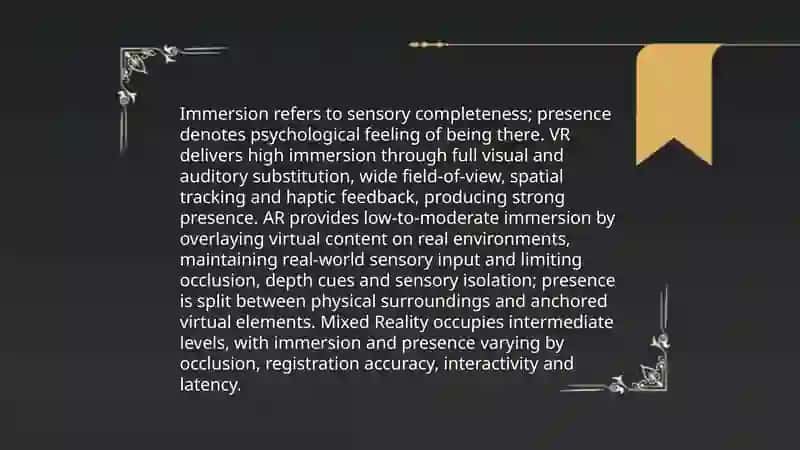 The differences between Virtual Reality (VR) and Augmented Reality (AR) 4