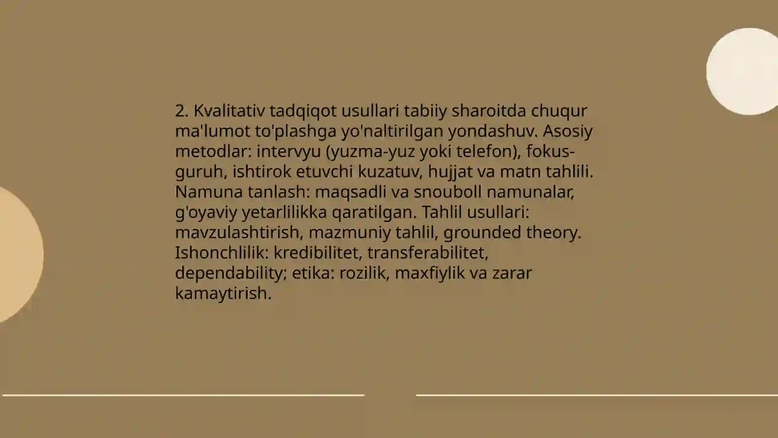 Zamonaviy tadqiqot usullari 4