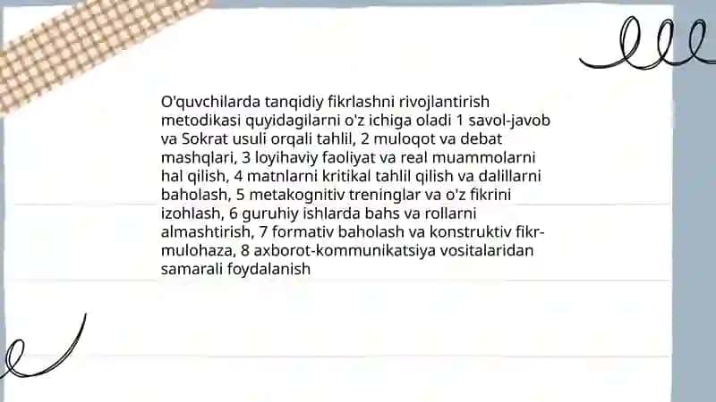 Ilmiy dunyoqarash asoslarini maktab darslarida shakllantirish va o'quvchilarni aqliy tarbiyalash 4