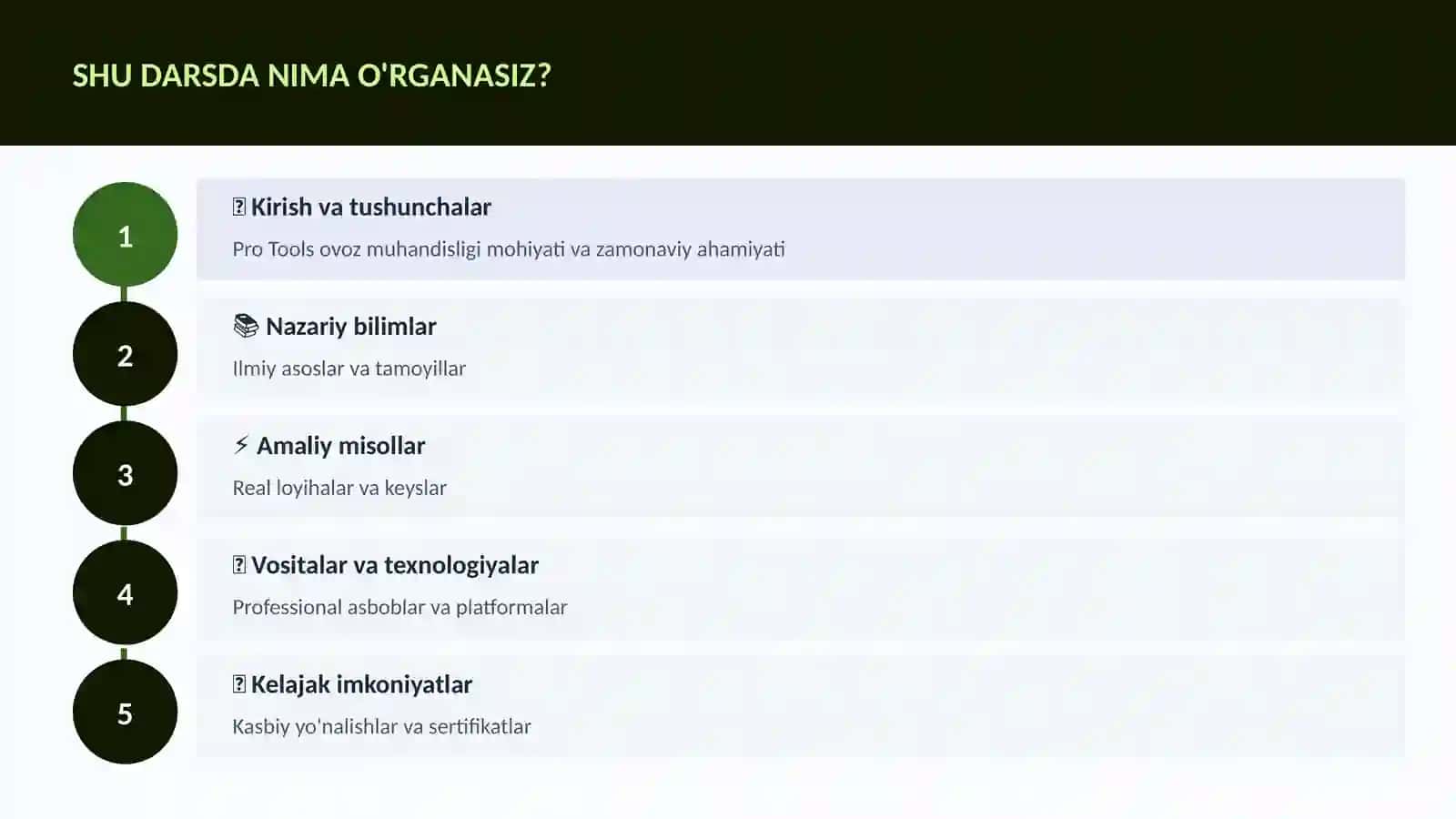 Pro Tools ovoz muhandisligi 4