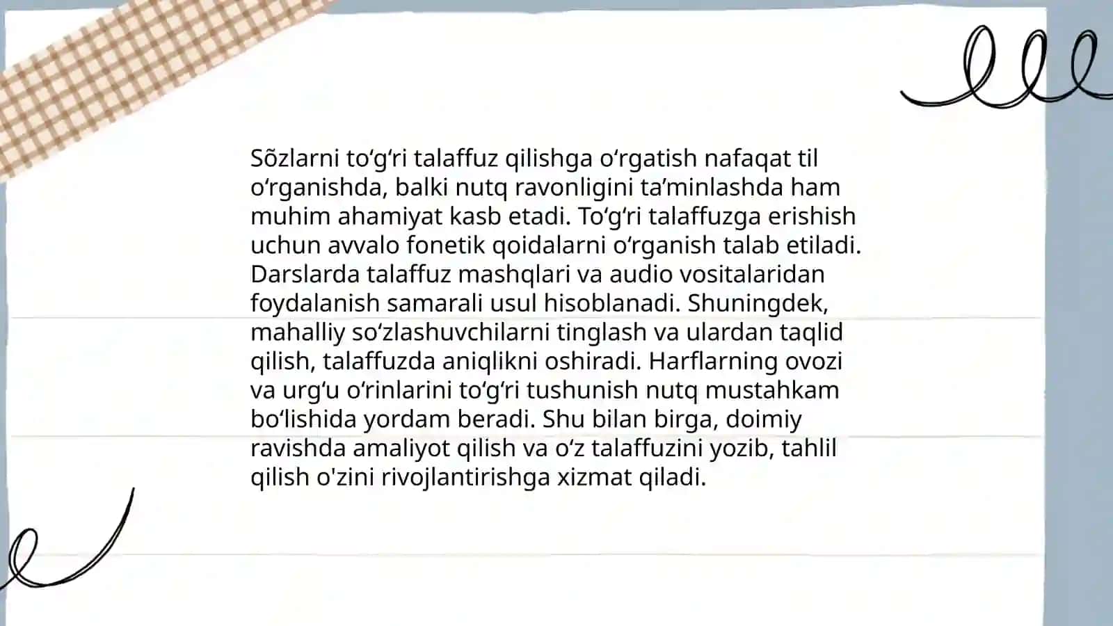 Boshlangʻich sinf õquvchilarini nutqini õstirishga oid mashq turlarini ishlab chiqish 4