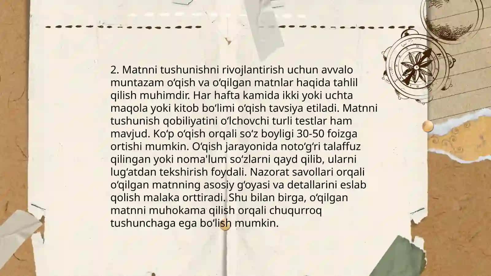 Oʻqish koʻnikmasi 4