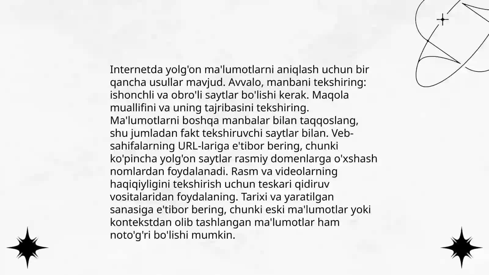 Media makonda "Feyk yangiliklar" ning xavfi 4