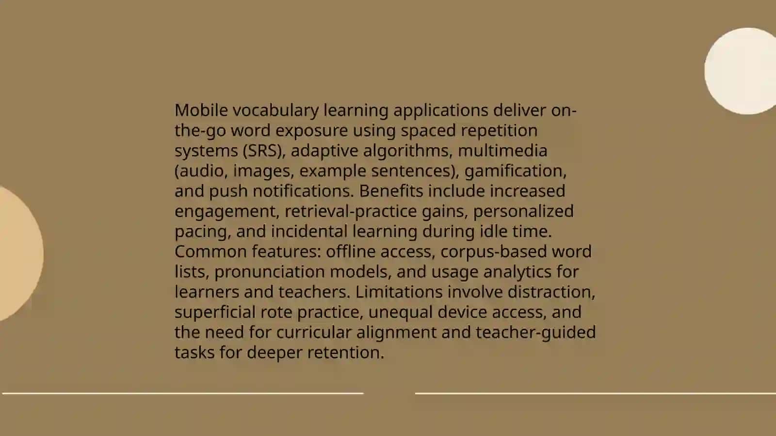 Technologies for teaching and learning vocabulary 4
