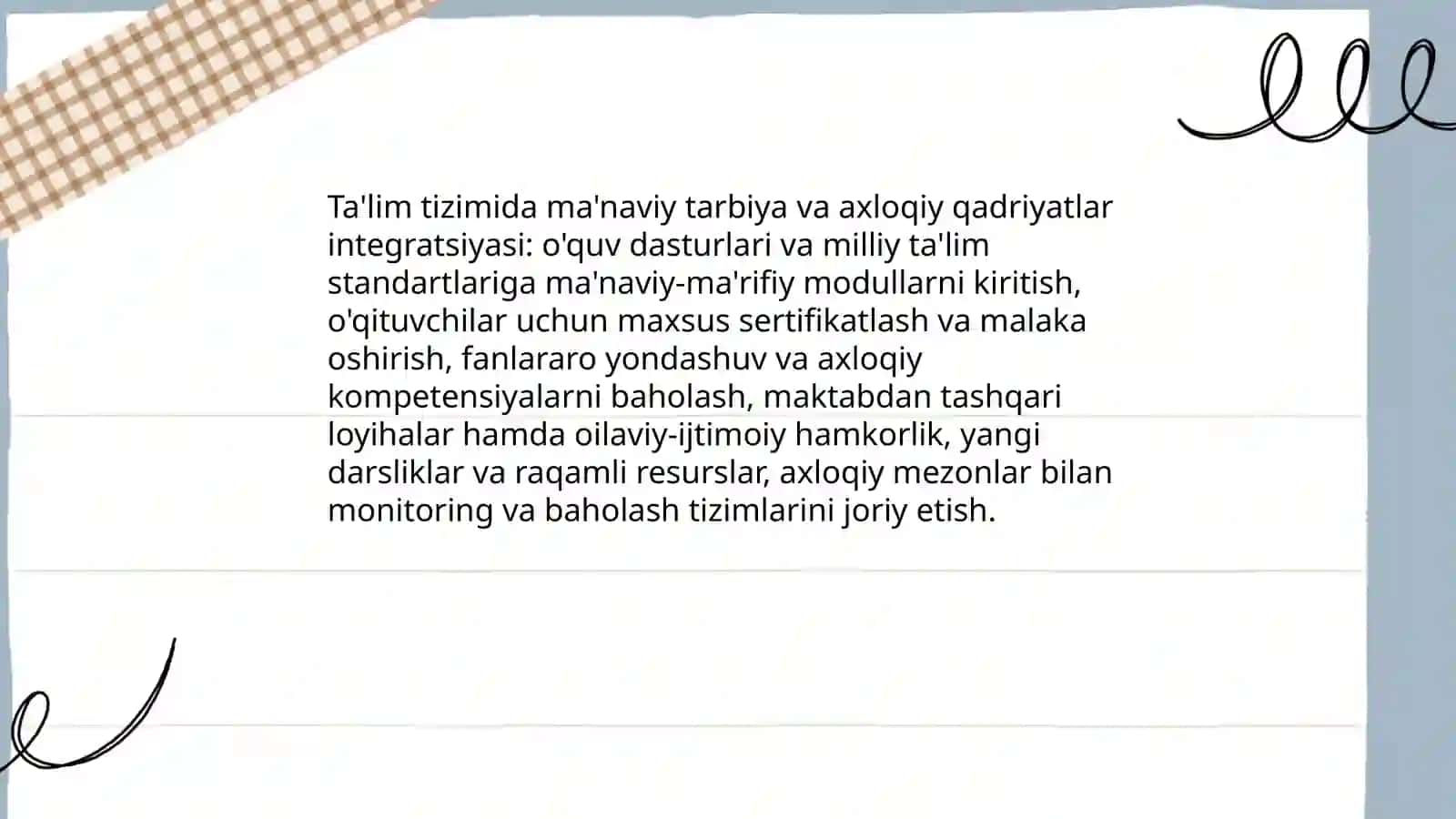 Yangi O'zbekistonda amalga oshirilayotgan ma'naviy o'zgarishlar 4