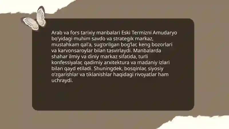 Eski Termiz tarixiy manbalarda (Botirov. I) 4