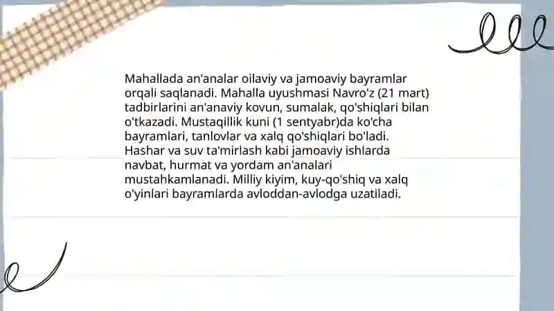 Mening mahallam mening faxrim 4